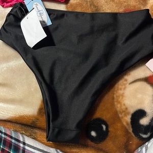 Black swim bottoms